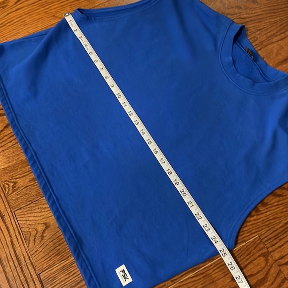 PSK COLLECTIVE women’s French Terry sleeveless sweatshirt T activewear blue XXL - Picture 9 of 13